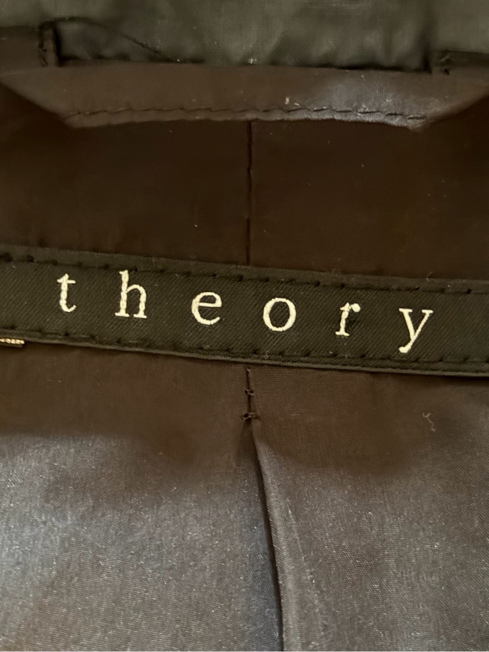 Theory Men's Dark Navy Military Field Jacket - Picture 5 of 7
